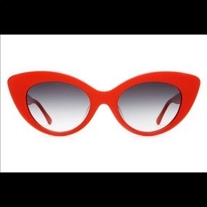 RED CAT EYE SUNGLASSES